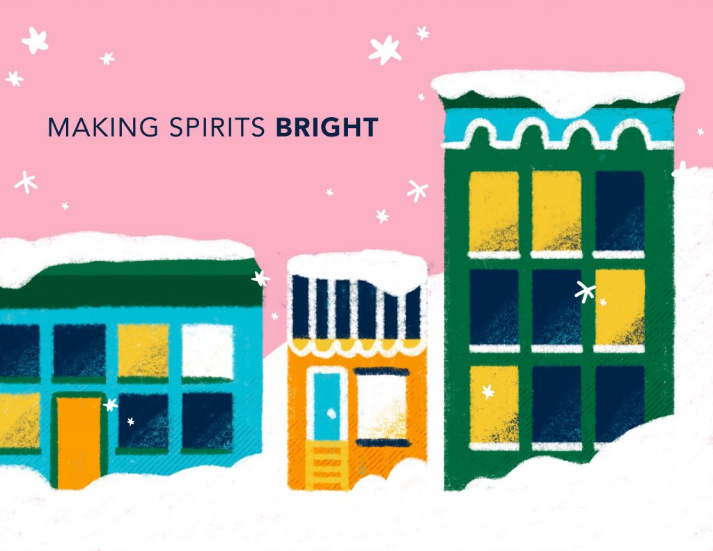 Making spirits bright - Tribute Card