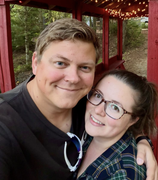 A photo of Anita and Dan.