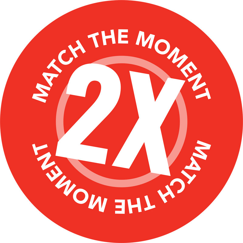 Match the moment - 2X