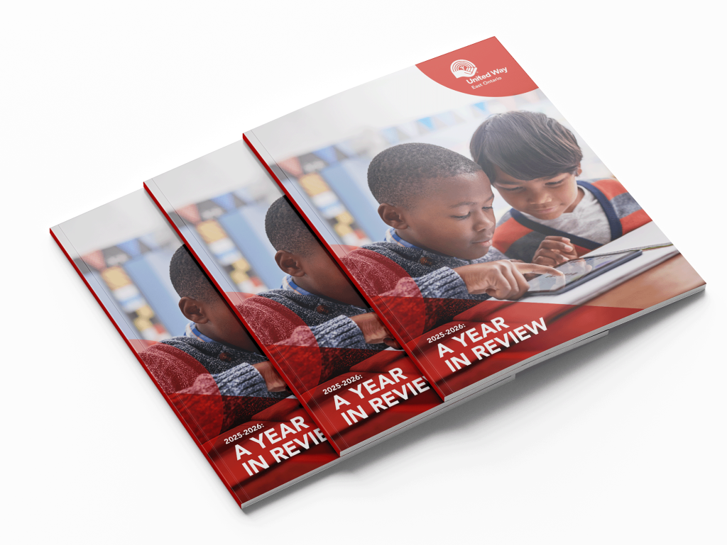 A photo of the 2025-26 Annual Report cover.
