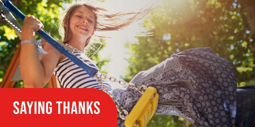 Saying Thanks